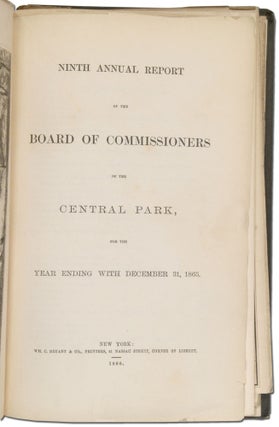 Ninth Annual Report of the Board of Commissioners of the Central Park, for the Year ending with December 31, 1865
