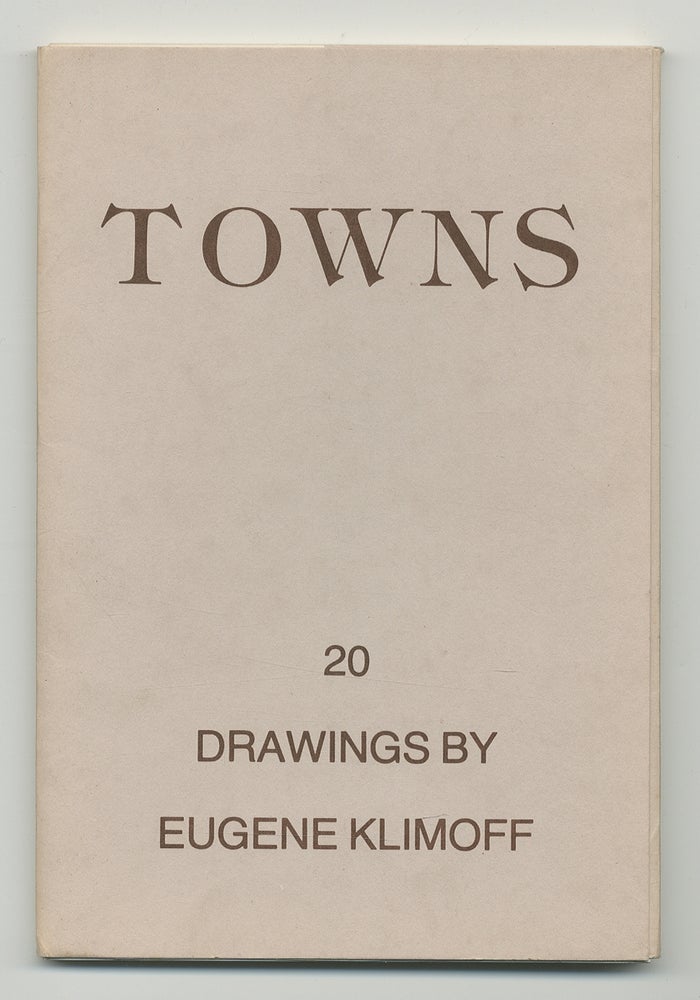 Item #351727 Towns: 20 Drawings by Eugene Klimoff. Eugene KLIMOFF.