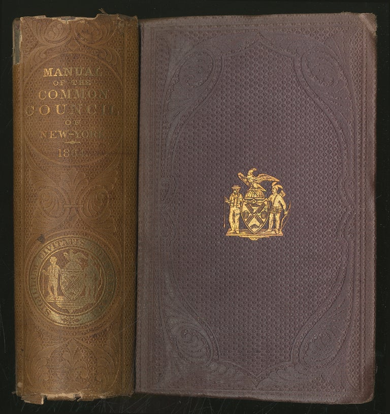 Item #352664 Manual of the Corporation of the City of New York for 1864. D. T. VALENTINE.