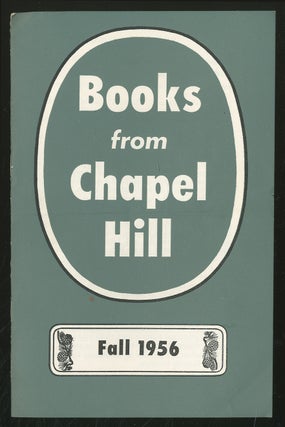 Item #352686 Books from Chapel Hill - Fall 1956