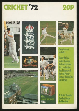 Item #353034 Cricket '72. J. A. BAILEY, R J. Roe