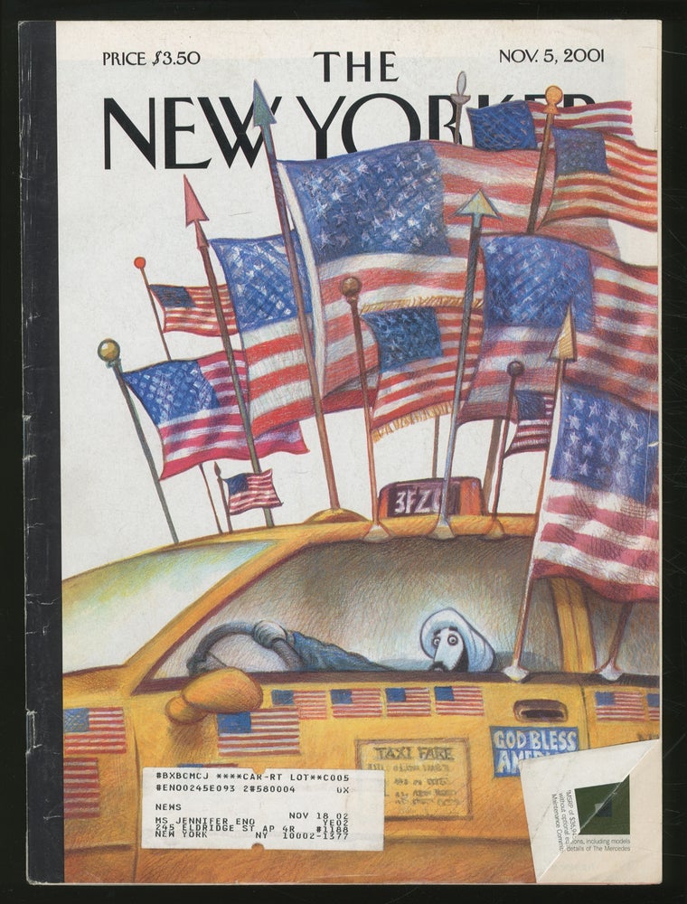 Item #353735 The New Yorker: November 5, 2001. John UPDIKE.