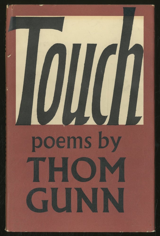 Item #354344 Touch. Thom GUNN.