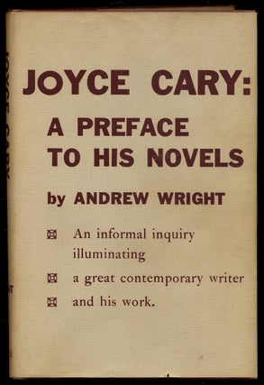Joyce Cary: A Preface to his Novels