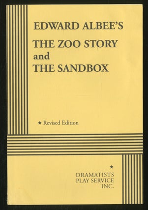 Item #354986 The Zoo Story and The Sandbox. Edward ALBEE