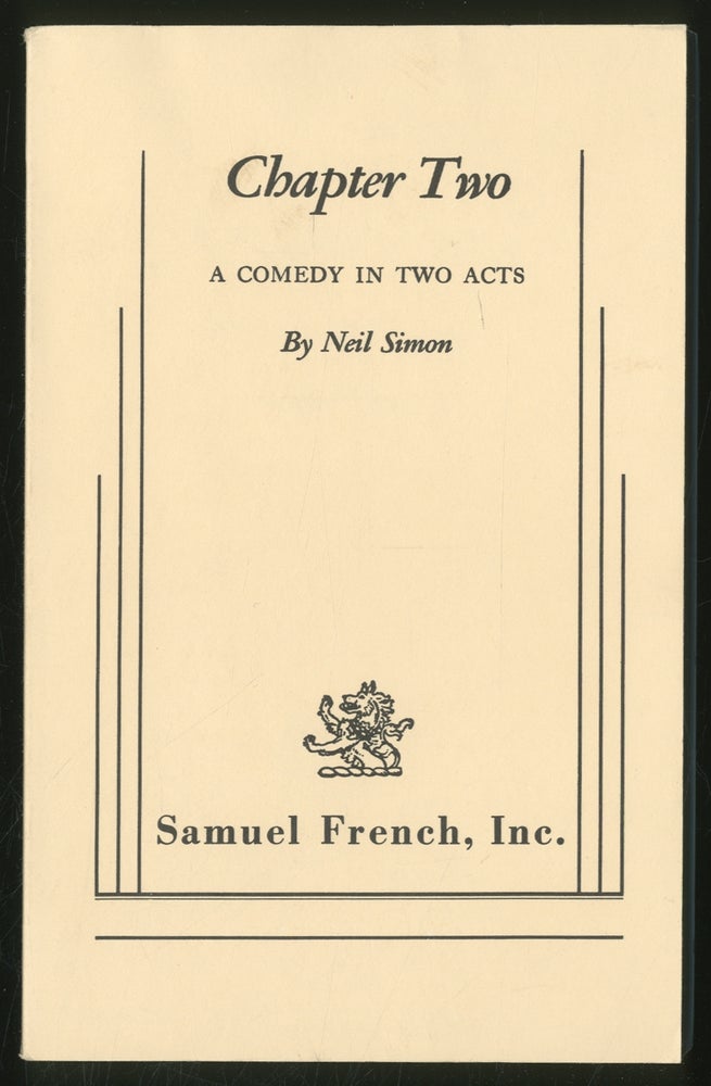 Item #355058 Chapter Two: A Comedy in Two Acts. Neil SIMON.