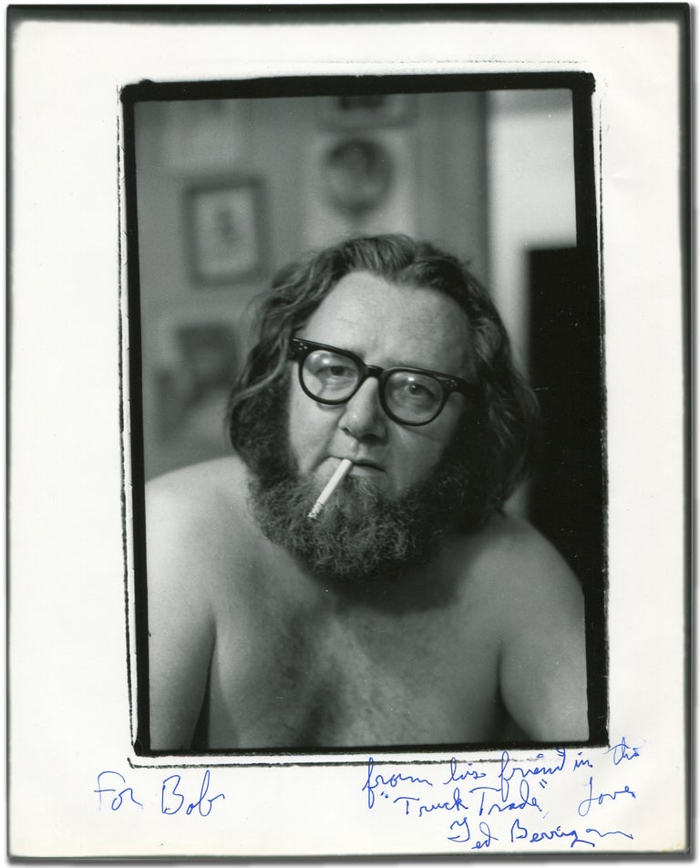 Autographed Photo. Ted BERRIGAN.