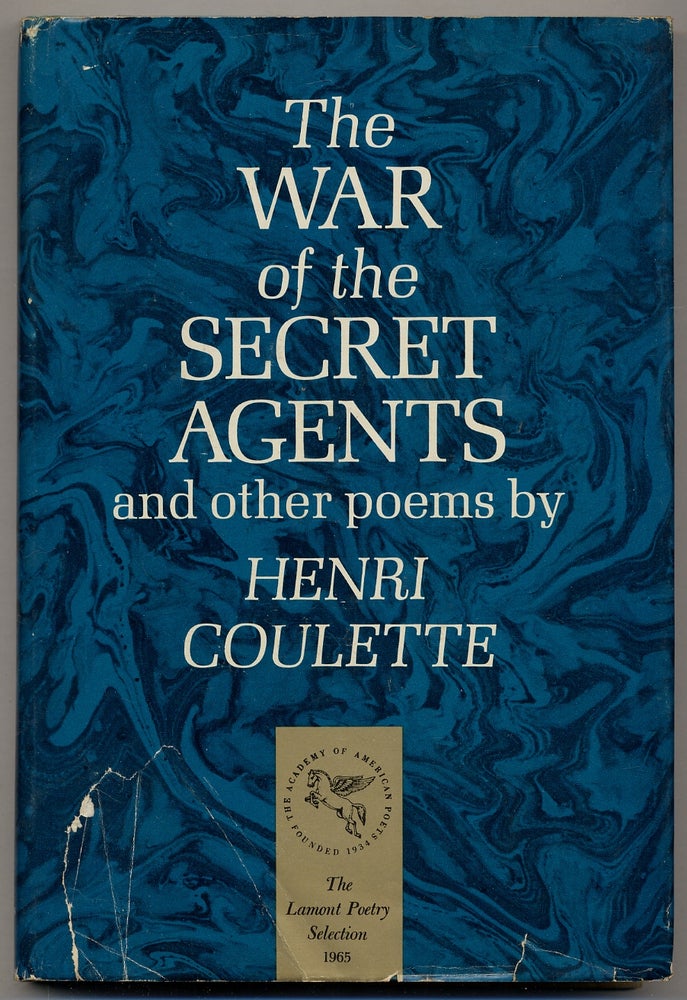 Item #355548 The War of the Secret Agents and Other Poems. Henri COULETTE.