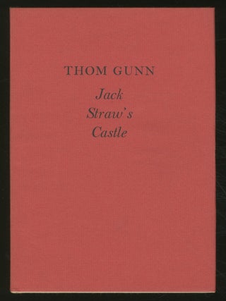 Jack Straw's Castle. Thom GUNN.