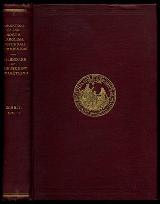 Item #359644 Calendars Of Manuscript Collections: Volume 1. Prepared from Original Manuscripts in...