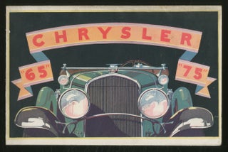 Item #360049 [Cover title]: Chrysler "65" [and] "75"
