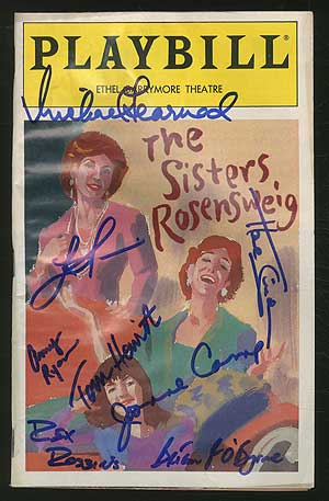 Item #362046 [Playbill]: The Sisters Rosensweig. Wendy WASSERSTEIN.