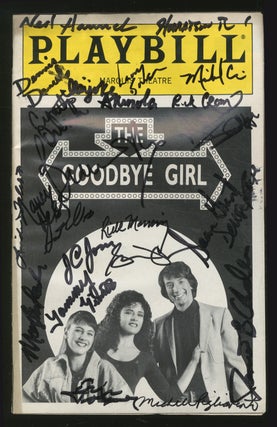 Item #362048 [Playbill]: The Goodbye Girl. Neil SIMON, Marvin Hamlisch, David Zippel