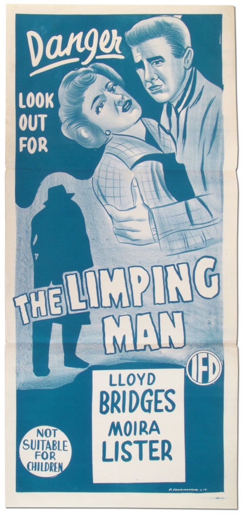 Item #362711 [Broadside]: The Limping Man. Lloyd BRIDGES, Moira Lister.