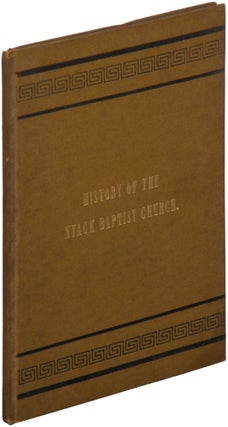 History of the First Baptist Church Nyack, N.Y. Rev. J.L. Campbell