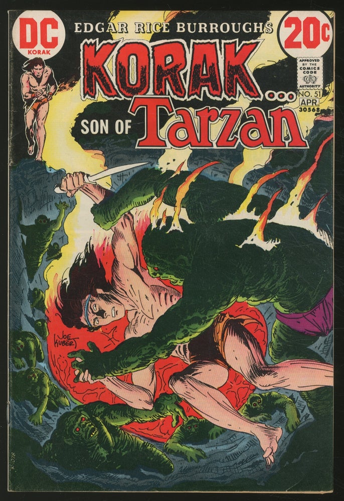 Item #363077 Korak Son of Tarzan: Vol. 10, No. 51, March - April 1973. Edgar Rice BURROUGHS.
