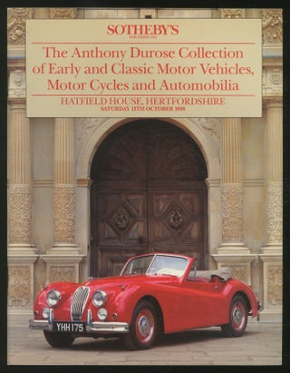Item #363142 (Exhibition catalog): Sotheby's: The Anthony Durose Collection of Early and Classic...