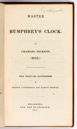 The Old Curiosity Shop, and Other Tales; Master Humphrey's Clock