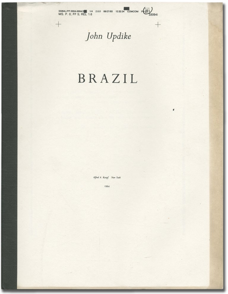 Item #363401 Brazil. John UPDIKE.