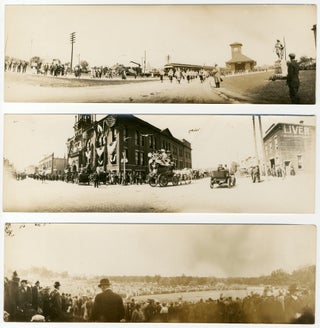 Seven Panoramic Photographs of a Parade in Fargo, North Dakota