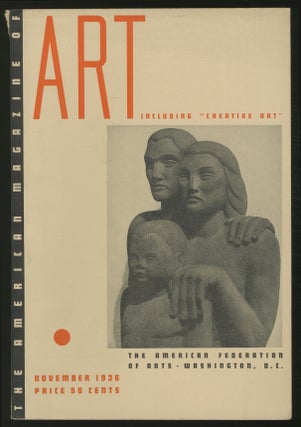 Item #364050 The American Magazine of Art: November 1936, Volume 29, Number 11