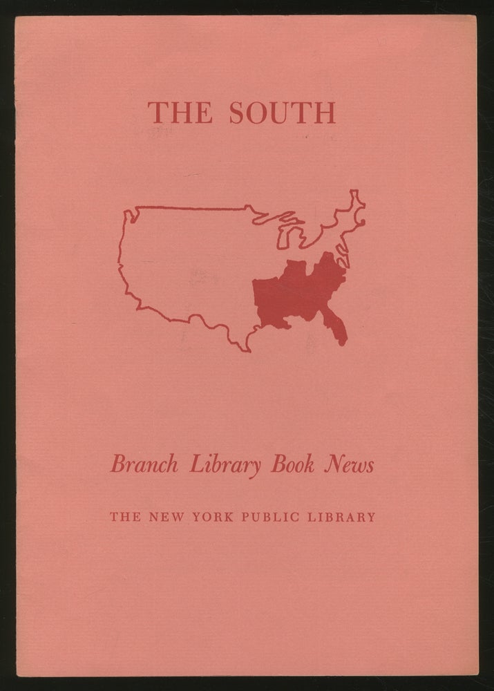 Item #364382 The South: Branch Library Book News: Volume 41, Number 3, February 1964. Faye SIMKIN.