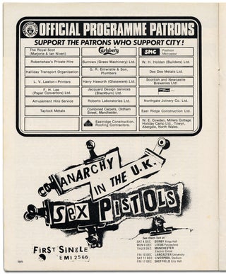 Two Football Magazines With Early Sex Pistols Advertisements