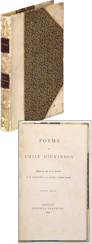 Item #364656 Poems by Emily Dickinson. Second Series. Emily DICKINSON.