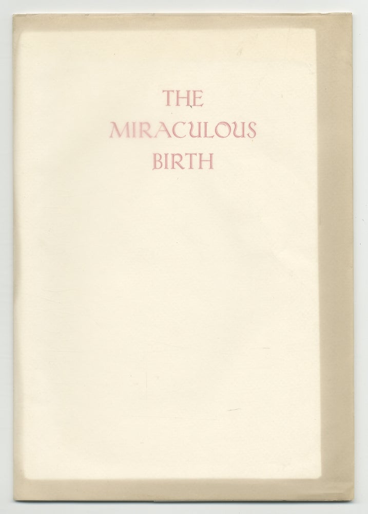 Item #364893 The Miraculous Birth. Joyce Carol OATES.