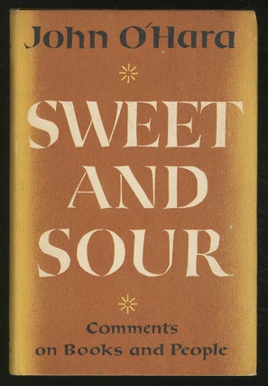 Item #364982 Sweet and Sour. John O'HARA