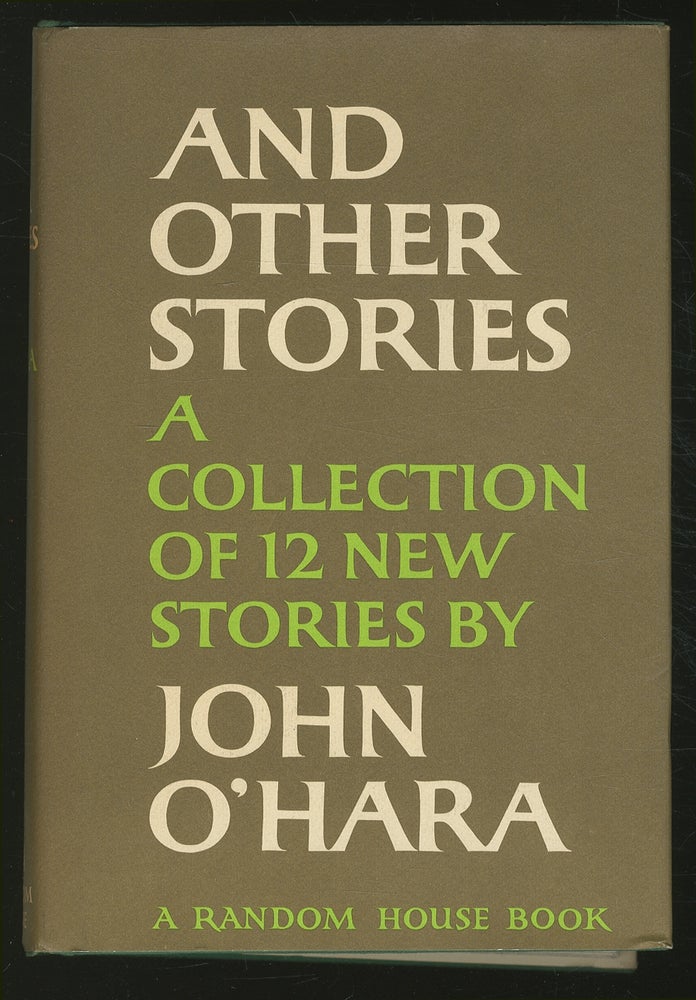 Item #364983 And Other Stories. John O'HARA.