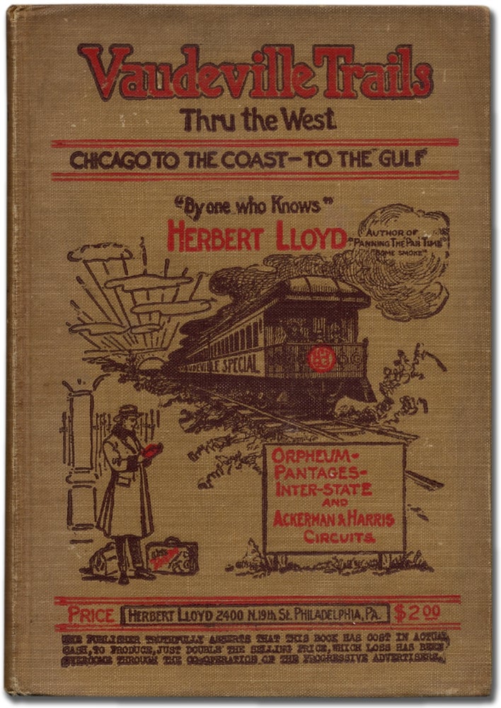 Item #365008 Vaudeville Trails Thru the West "By One Who Knows" Herbert LLOYD.