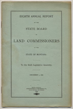 Item #365189 Eighth Annual Report of the State Board of Land Commissioners of the State of...