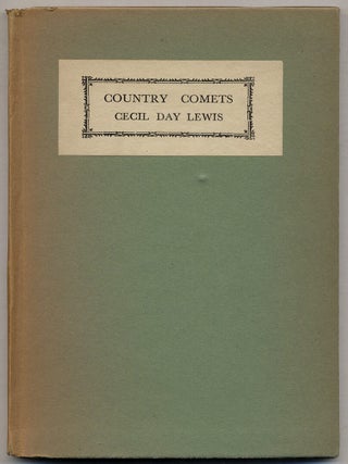 Item #365436 Country Comets. Cecil DAY LEWIS