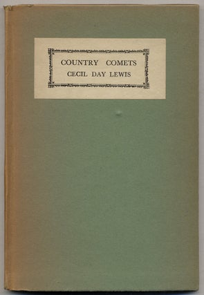 Item #365436 Country Comets. Cecil DAY LEWIS