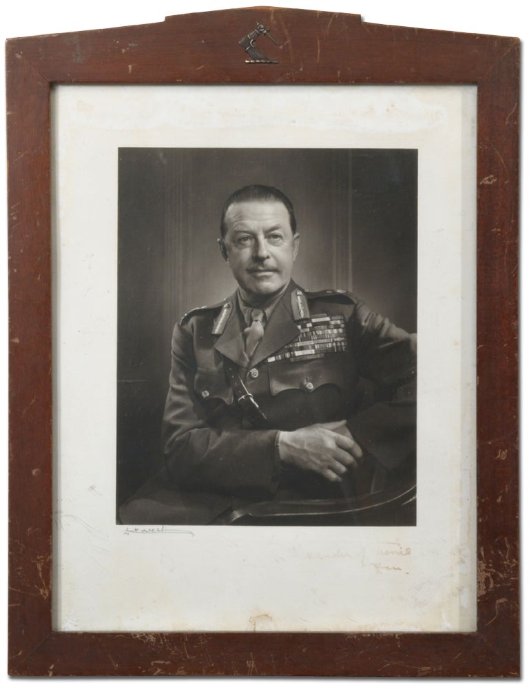 Item #365524 [Framed Photograph Signed]: Alexander of Tunis (Harold Rupert Leofric George Alexander, 1st Earl Alexander of Tunis). Yousuf KARSH.