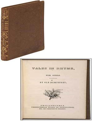 Tales in Rhyme, for Girls. OLD HUMPHREY, George.