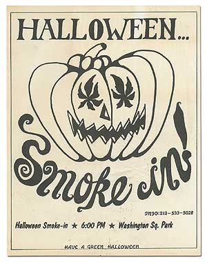 Item #365782 [Flyer]: Halloween... Smoke in! ... Washington Sq. Park. Have a Green Halloween