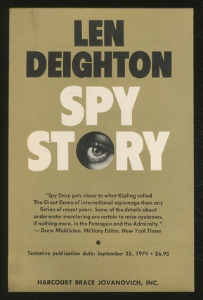 Item #365902 Spy Story. Len DEIGHTON