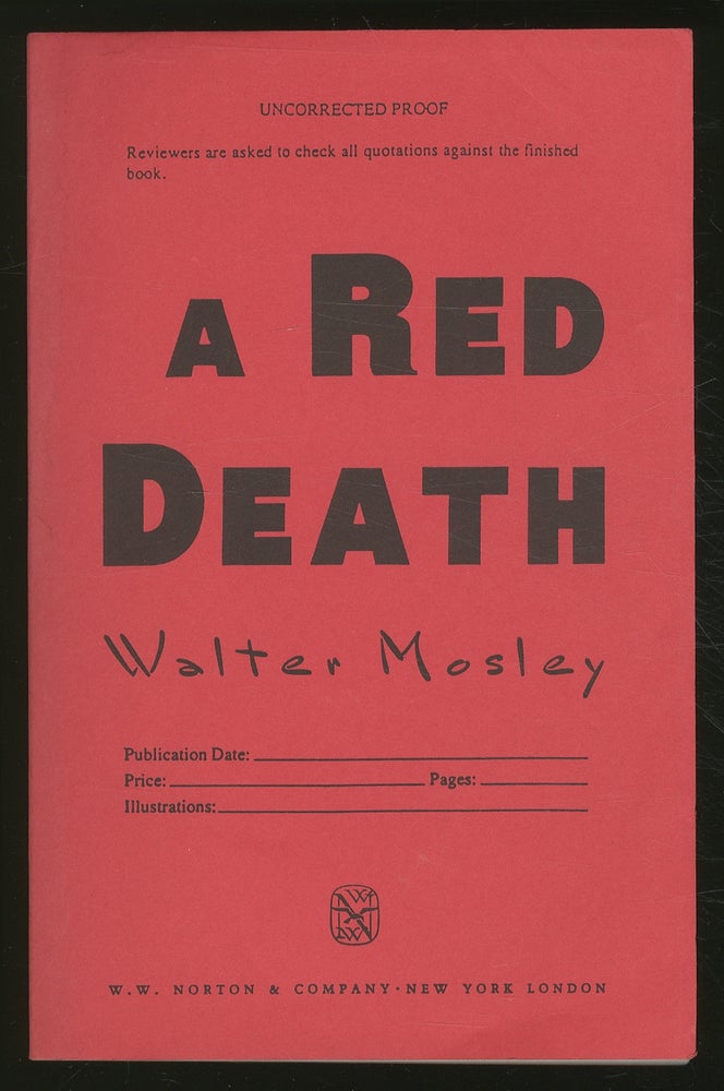 Item #365933 A Red Death. Walter MOSLEY.
