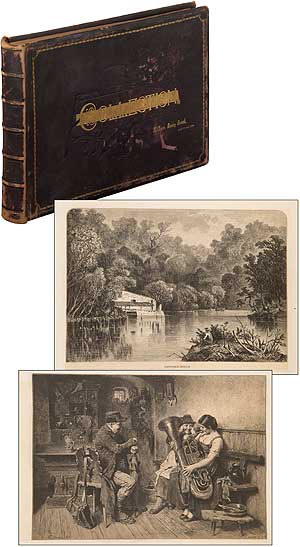 Item #366100 [Scrap Book]: A Collection of Wood-Engraved Scenic "Hudson River School" American Landscapes and Related Views (circa 1888). George William CHILDS, William Henry Beard, John Wanamaker.