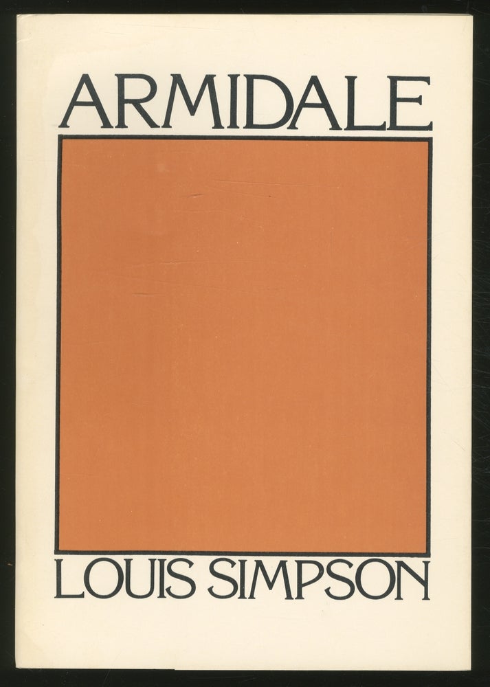 Item #366232 Armidale. Louis SIMPSON.