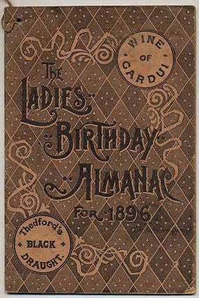 Item #366334 The Ladies Birthday Almanac for 1896