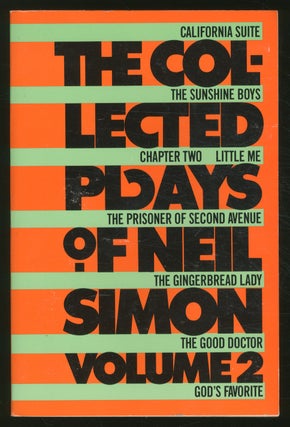 Item #366695 The Collected Plays of Neil Simon Volume II. Neil SIMON