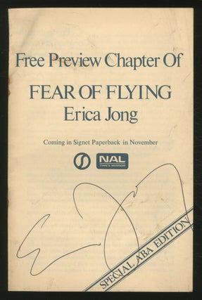 Item #367704 Free Preview Chapter of Fear of Flying. Erica JONG