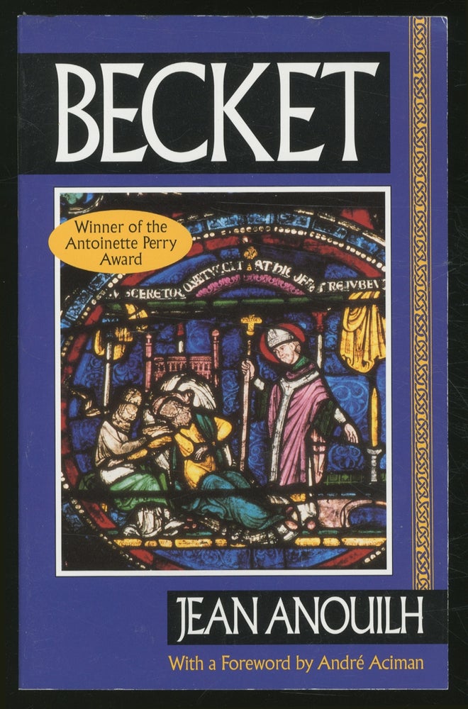 Item #367805 Becket or The Honor of God. Jean ANOUILH.