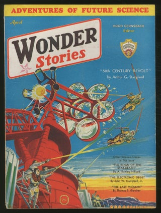 Item #367886 [Pulp magazine]: Wonder Stories — April 1932 (Volume 3, Number 11). Frank R. PAUL,...