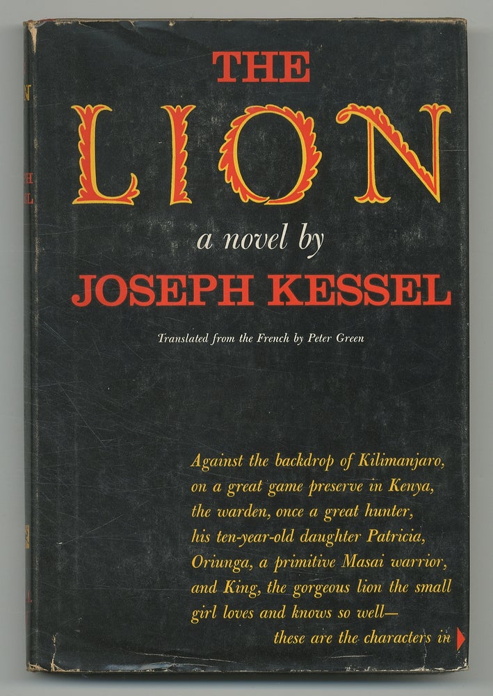 Item #368449 The Lion. Joseph KESSEL.