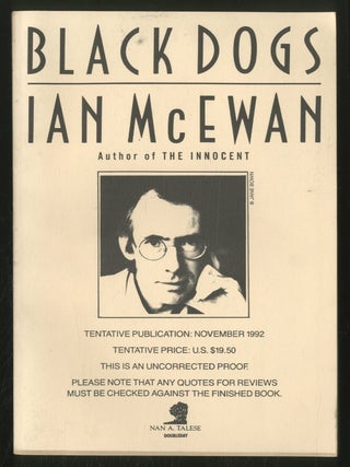Item #368997 Black Dogs. Ian MCEWAN