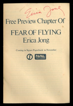 Item #369662 Free Preview Chapter of Fear of Flying. Erica JONG